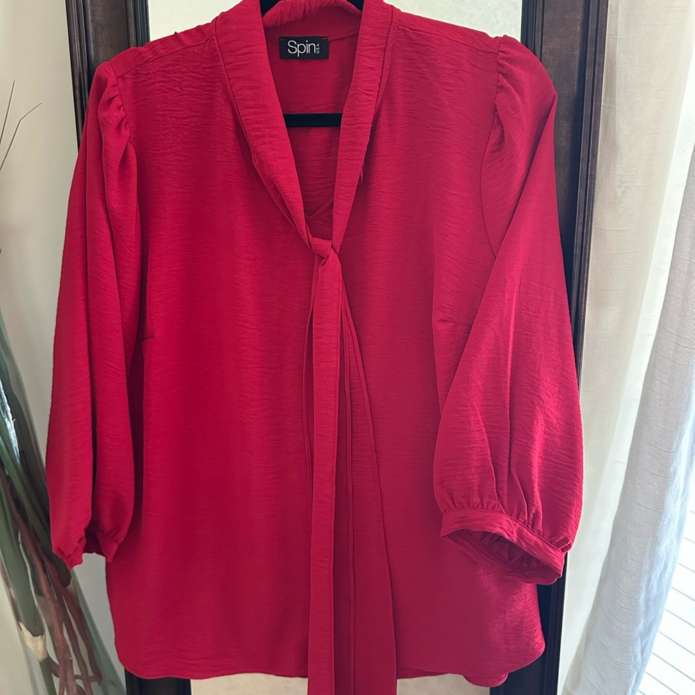 Women's Red Blouse